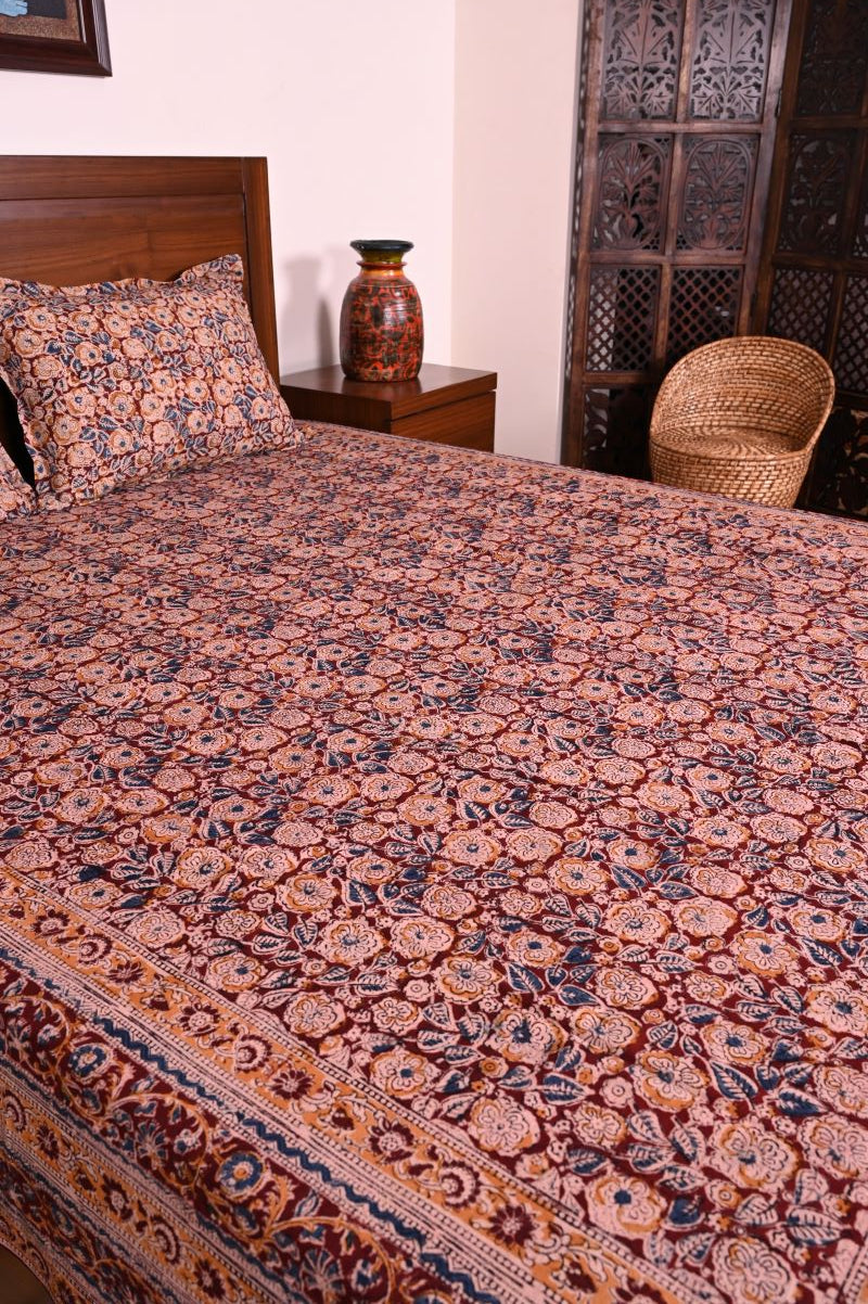 Cotton-Kalamkari-bedsheet