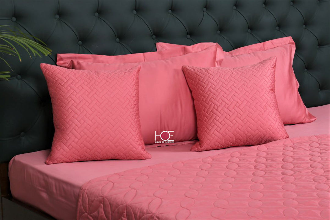 pink-400-Thread-Count-Bed-Linen-Plain-Bedsheet-Set