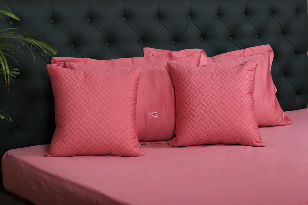 pink-400-Thread-Count-cotton-Plain-Bedsheet-Set