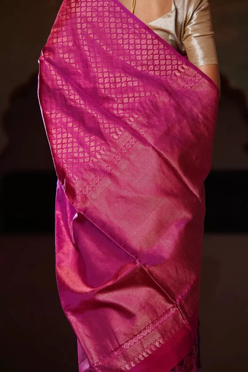 Pure Zari Handloom Kanjivaram Saree