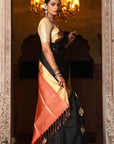 Black Kanjivaram Silk Saree