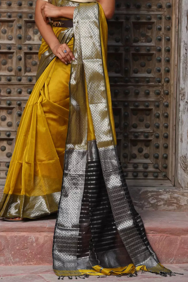 Maheshwari Cotton Silk Saree