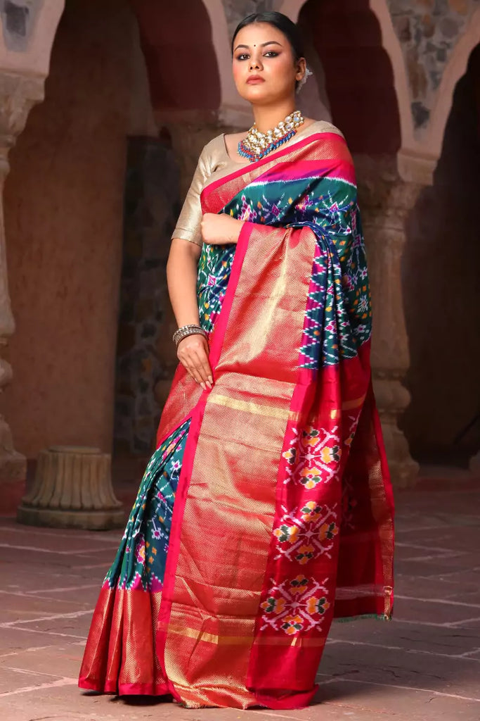 Ikkat pattu half sarees hotsell online shopping