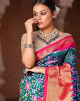 Pochampally Ikat Silk Saree