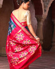 Ikat Silk Saree