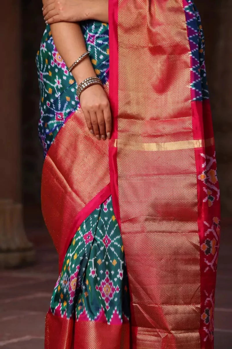 Handloom Pochampally Ikat Silk Saree