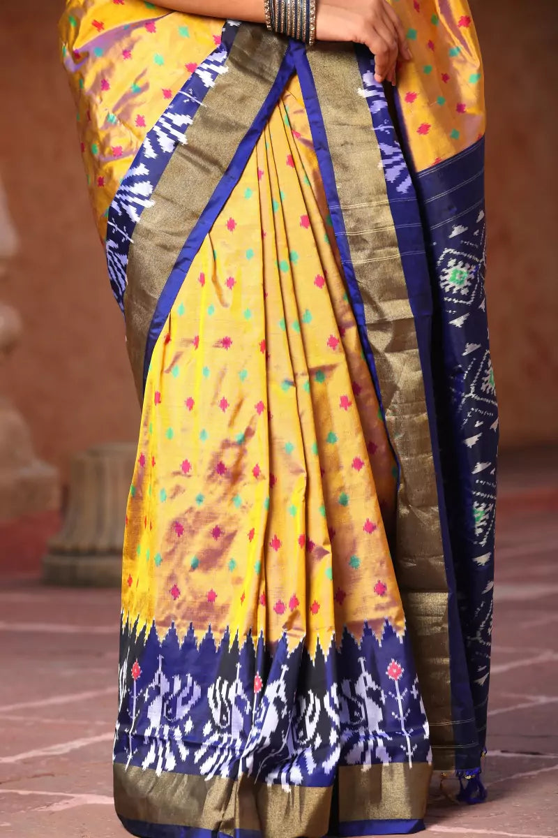 Handloom Pochampally Ikat Silk Saree