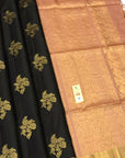 Handloom Black Kanjivaram Silk Saree