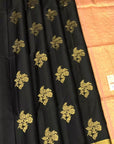 Handwoven Black Kanjivaram Silk Saree